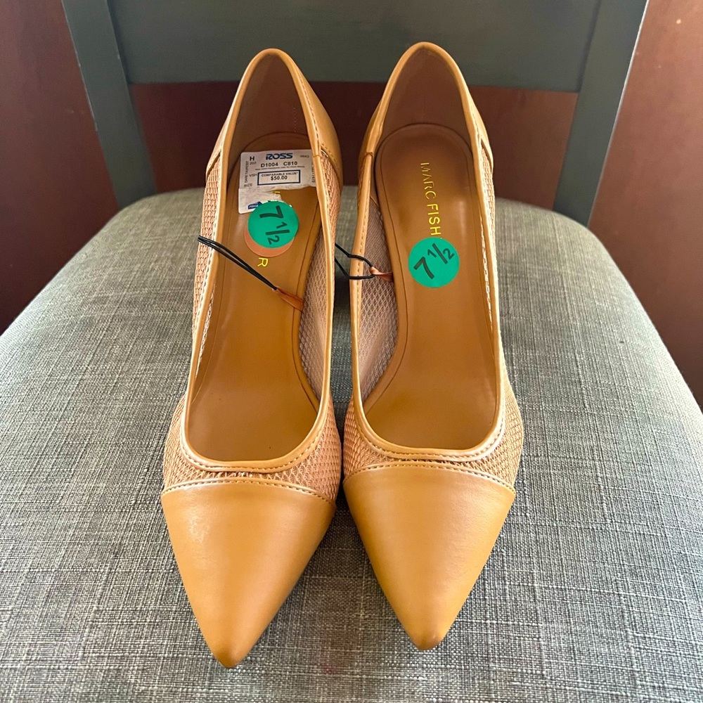 Beautiful thick heeled shoes